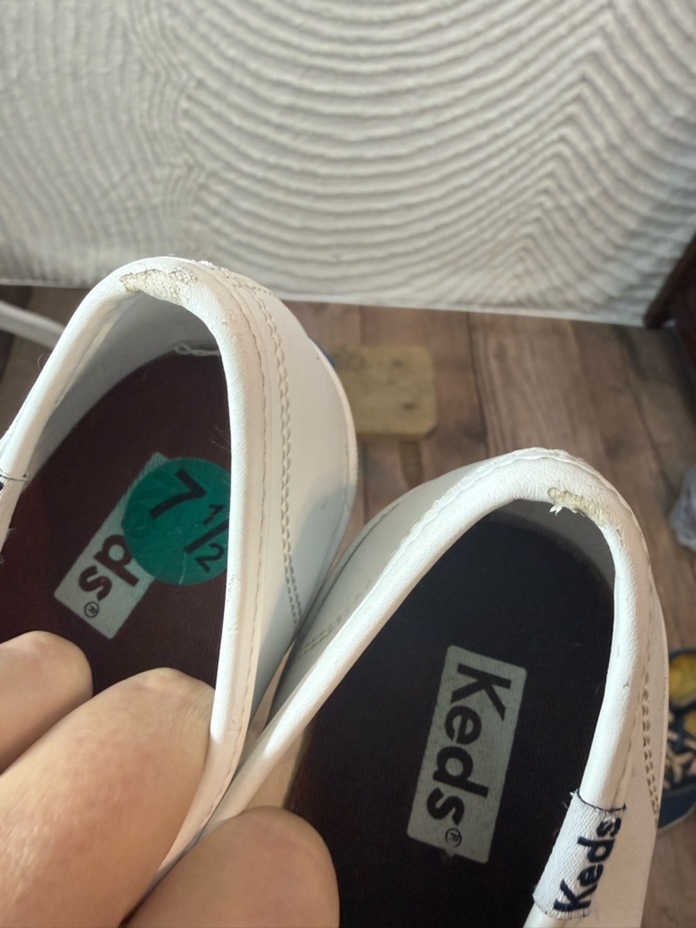 Keds White Women's Low-Top Lace-Up Sneakers - Picture 5 of 8